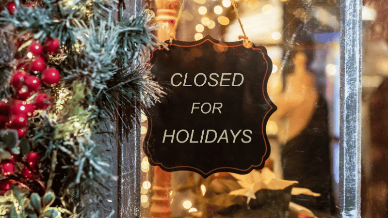 Holiday Closure 2023
