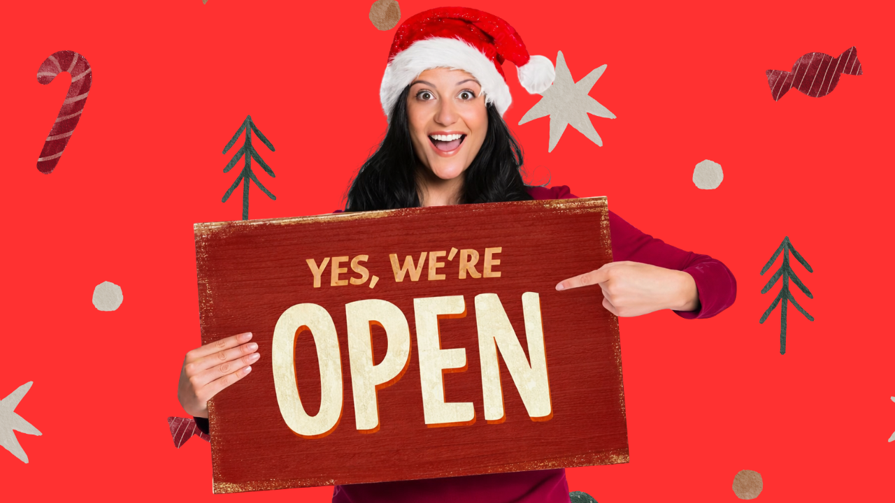 yes we are open as usual